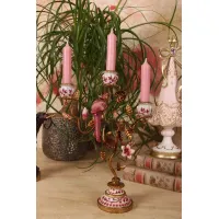 kandelaar papagaai rood 31,5 cm